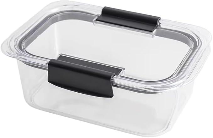 Food Storage Containers with Lids, Airtight BPA Free Freezer Storage Containers for Food Storage - Perfect for Lunch, Meal Prep, and Storing Leftovers - 820ML – Set of 4