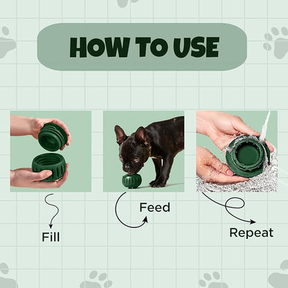 Dog Treats Toy - Frozen Dog Treats - Dog Chew Toys, Durable, Natural Rubber - Fillable Dog Toys