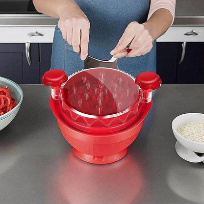 Chicken Shredder Tool Twist, Large Meat Shredder Machine, Visible Chicken Meat Grinder, Anti-Slip and Ergonomic Handle, Dishwasher Safe, BPA Free