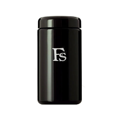 Airtight Storage Container Black Glass Jar 500ml - UV Protection For Herbs, Spices, Coffee, Teas - Pack of 1
